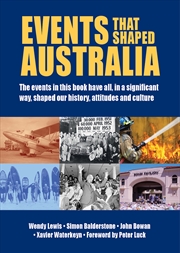 Buy Events That Shaped Australia - Updated Edition
