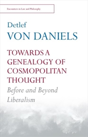Buy Towards a Genealogy of Cosmopolitan Thought