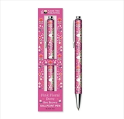 Buy Boxed Decorative Ballpoint Pen: Bee Brown, Pink Dove
