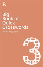 Buy Big Book of Quick Crosswords Book 3 (New Edition)