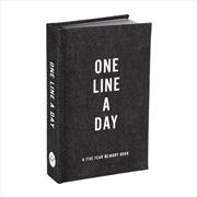Buy Black Canvas One Line a Day