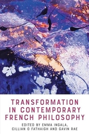 Buy Transformation in Contemporary French Philosophy
