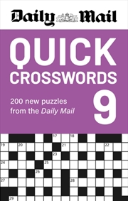 Buy Daily Mail Quick Crosswords Volume 9 : A new collection of 200 puzzles from the Daily Mail