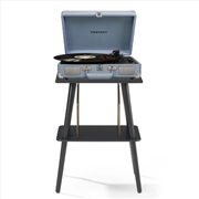 Buy Crosley Cruiser Bluetooth Portable Turntable - Tourmaline + Crosley Entertainment Stand Bundle