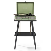Buy Crosley Cruiser Bluetooth Portable Turntable - Mint + Crosley Entertainment Stand Bundle