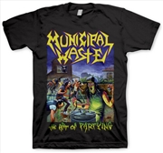 Buy Municipal Waste - Art Of Partying - T-Shirt - XL