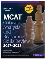 Buy MCAT Critical Analysis and Reasoning Skills Review 2027-2028