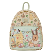 Buy Loungefly Pokemon - Pikachu & Eevee Food Collection Mini Backpack