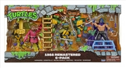 Buy TMNT Classic 1988 Remastered Animated Figure 6 Pack