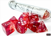 Buy Chessex Lab Dice Polyhedral 7-Dice Set Borealis Passion/white Luminary (with bonus die)