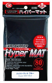 Buy KMC Hyper MAT Sleeve 80 Pack (91mm x 66mm) - Blue