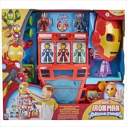 Buy Marvel Iron Man and his Awesome Friends Iron Quarters Playset