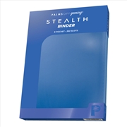 Buy Palms Off Gaming - STEALTH 9 Pocket Zip Trading Card Binder - BLUE