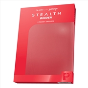 Buy Palms Off Gaming - STEALTH 9 Pocket Zip Trading Card Binder - RED