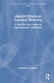 Buy Applied Structural Equation Modeling