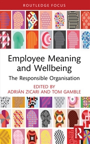 Buy Employee Meaning and Wellbeing
