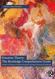 Buy Emotion Theory: The Routledge Comprehensive Guide