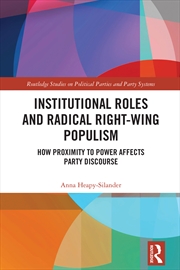 Buy Institutional Roles and Radical Right-Wing Populism