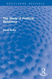 Buy The Study of Political Behaviour