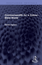 Buy Commonwealth for a Colour-Blind World