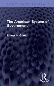 Buy The American System of Government