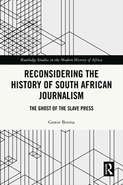 Buy Reconsidering the History of South African Journalism