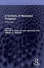 Buy A Century of Municipal Progress