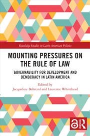 Buy Mounting Pressures on the Rule of Law