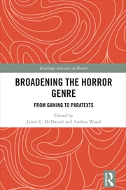 Buy Broadening the Horror Genre