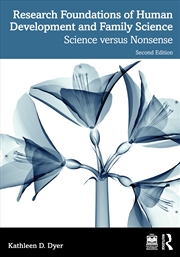 Buy Research Foundations of Human Development and Family Science