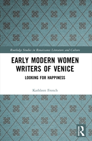 Buy Early Modern Women Writers of Venice