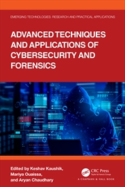 Buy Advanced Techniques and Applications of Cybersecurity and Forensics
