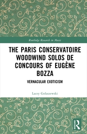 Buy The Paris Conservatoire Woodwind Solos de Concours of Eugène Bozza