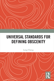 Buy Universal Standards for Defining Obscenity