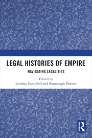 Buy Legal Histories of Empire