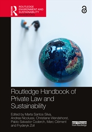 Buy Routledge Handbook of Private Law and Sustainability