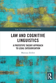 Buy Law And Cognitive Linguistics