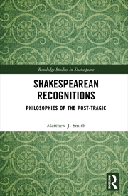 Buy Shakespearean Recognitions