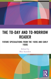 Buy The To-day and To-morrow Reader