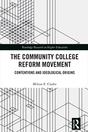 Buy The Community College Reform Movement