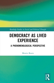 Buy Democracy as a Lived Experience
