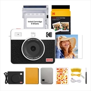 Buy Kodak Instant Camera Mini Shot 3 Retro Cartridge + Accessories Bundle Colour: White