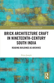 Buy Brick Architecture Craft in Nineteenth-Century South India