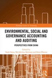 Buy Environmental, Social and Governance Accounting and Auditing
