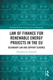 Buy Law of Finance for Renewable Energy Projects in the EU