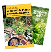 Buy Foraging Wild Edible Plants of North America Guidebook and Folding Pocket Guide Bundle