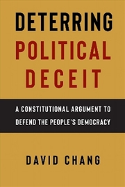 Buy Deterring Political Deceit