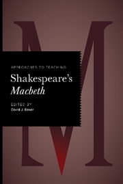 Buy Approaches to Teaching Shakespeare's Macbeth