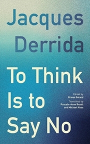 Buy To Think Is to Say No