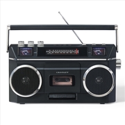 Buy Crosley Blast Boombox Cassette Player - Black